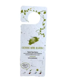 Accroche rétroviseur ou porte à planter biodégradable avec graines – HAPPYFLOWER